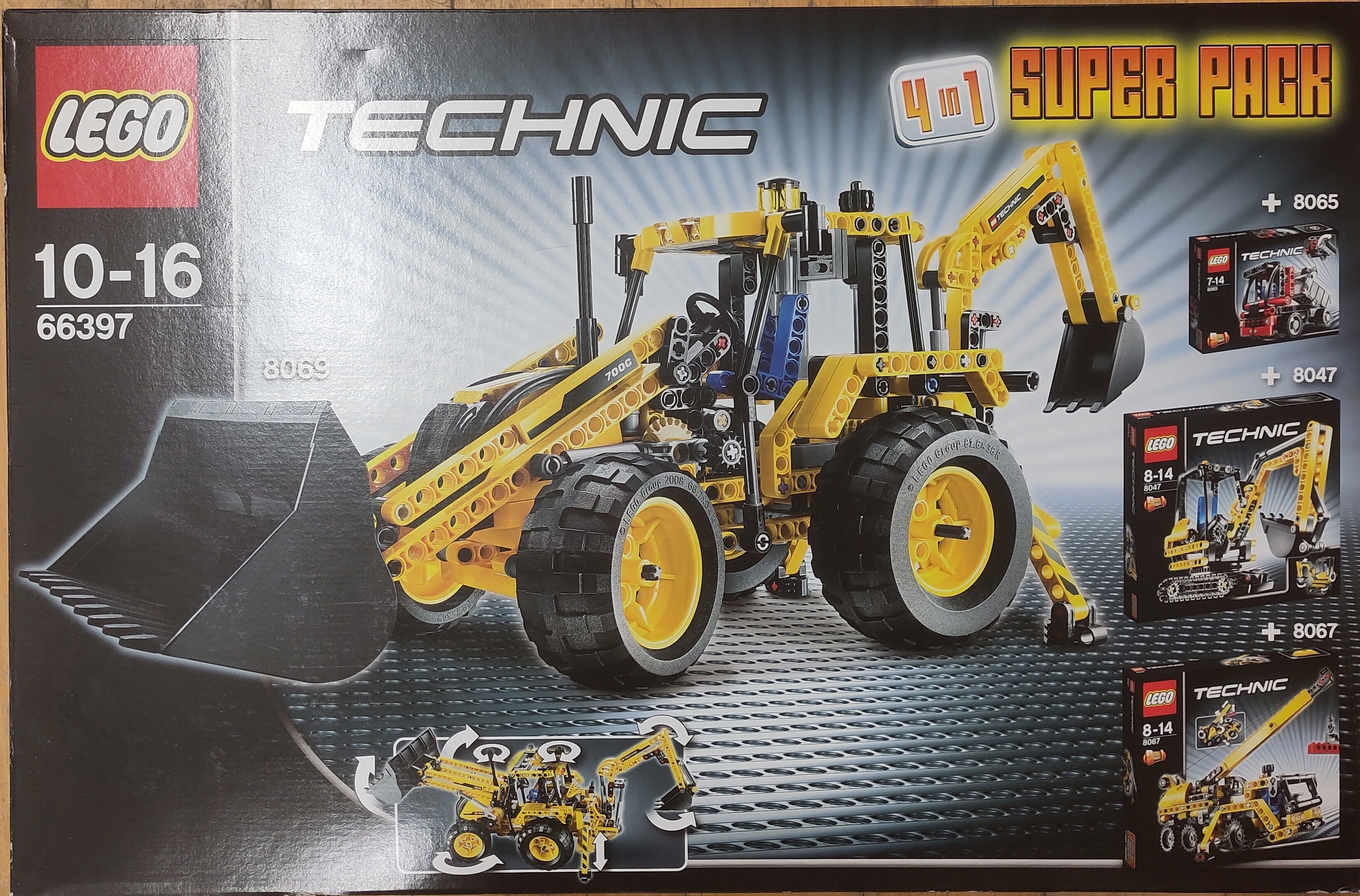 LEGO Technic 66397 - 4in1 Super Pack 8069+8067+8065+8047