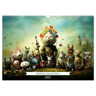 Fabelhafte fremde Welten (Wandkalender 2027 DIN A3 quer), CALVENDO Monatskalender