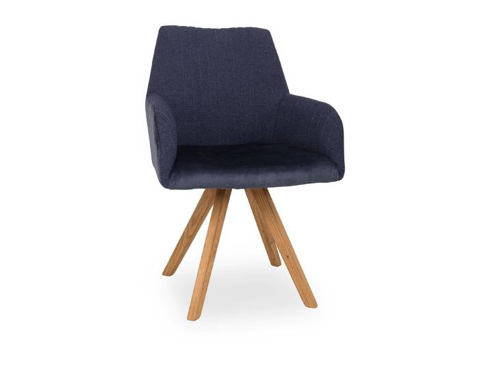 HARPER Armlehnstuhl Armlehnenstuhl HARPER MERIDA BHT 59x87x61 cm blau