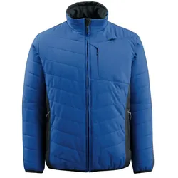 Thermojacke "ERDING" Unique mehrfarbig - L - kornblau/schwarzblau