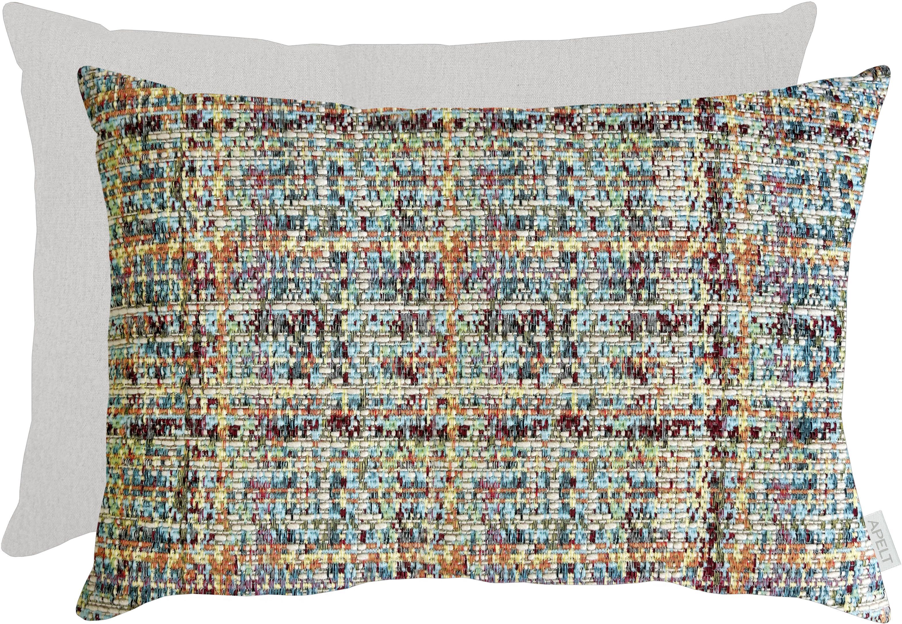 Dekokissen APELT "Chalet", bunt (pastellfarben, zartes rose, gelb, mint, meliert), B:40cm H:10cm L:60cm, Mischgewebe, Dekokissen_Sitzkissen_Kissenhüllen, Dekokissen, inclusive Soft-Kissenfüllung 100% PES pastellfarben, zartes rose, gelb, mint, meliert B/L
