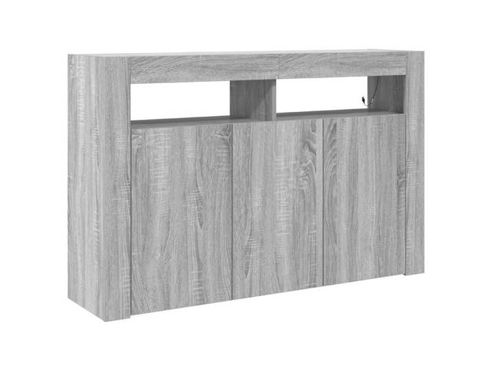 PROMOTION Buffet salle à manger Commode Salon Gris sonoma - Bois d'ingénierie 116 x 30 x 75 cm Buffet salle à manger Commode Salon