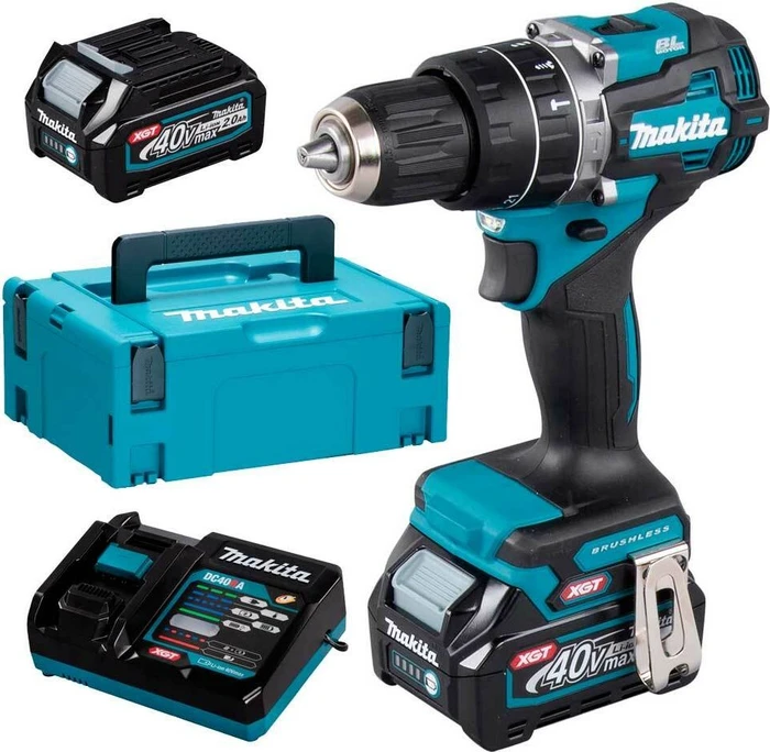 makita HP002GA202 Akku-Schlagbohrschrauber-Set 40,0 V, mit 2 Akkus