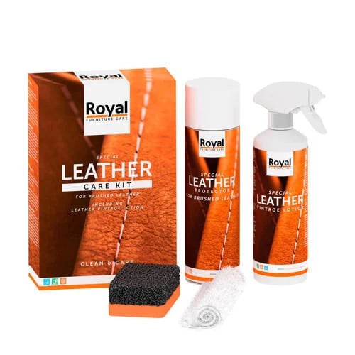 Royal Leather Care Kit voor geborsteld leer