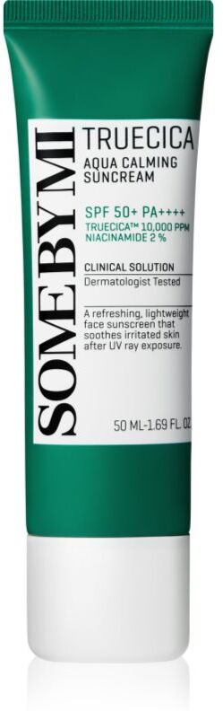 Some By Mi Truecica Aqua Calming Suncream émulsion protectrice apaisante SPF 50+ 50 ml