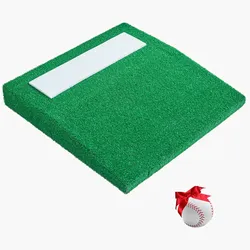 VEVOR Pitching Mound, tragbarer Baseball Pitcher Mound, 31 Zoll Pitching-Trainingsausrüstung (Oudoor / Indoor), Softball-Pitching-Hilfen mit Antifade-Rasen & Pitching-Gummi & Tragegriff