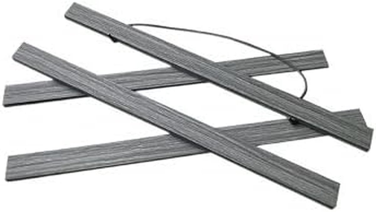 Posterhanger Frame Grijs Hout - Magnetische Houten Posterhanger voor Muurdecoratie - 40 cm