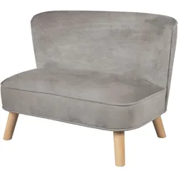 Kindersofa roba LIL (LBH 48x70x50 cm) - grau - LBH 48x70x50 cm