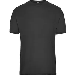 Herren BIO Workwear T-Shirt JN1808, schwarz, Größe M - schwarz - M