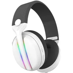 Subsonic Wireless Headset All Platforms Led 7.1 MULTI (Kabelgebunden, Kabellos), Gaming Headset, Weiss