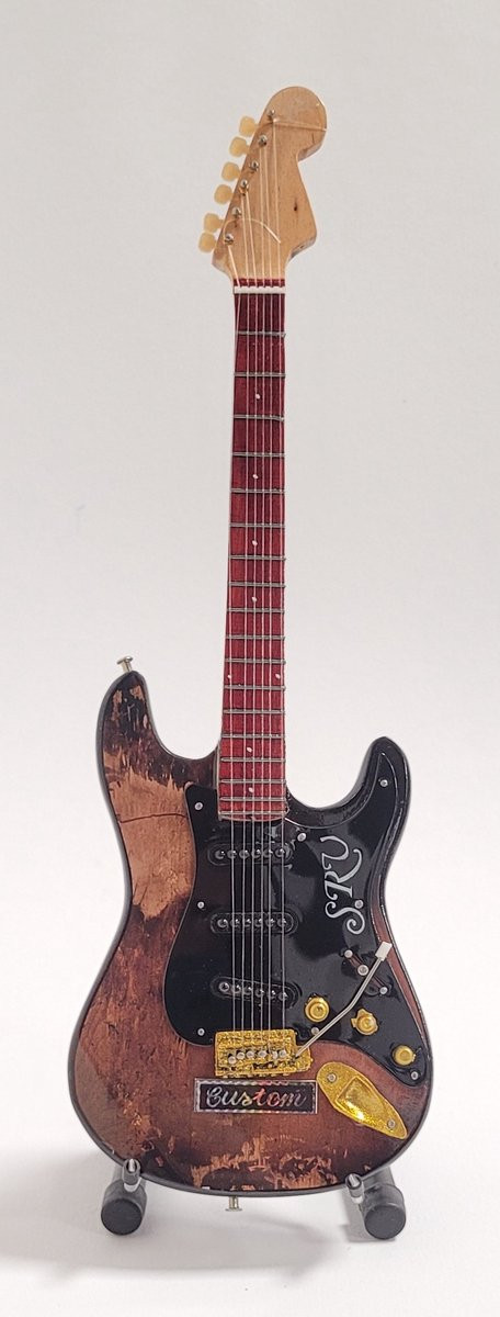 Miniature Gitaar Stevie Ray Vaughan Collectible Decoratie