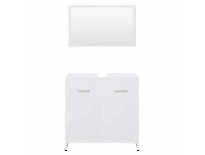 Ensemble de meubles de salle de bain Blanc Aggloméré_2 ans garantie_36224