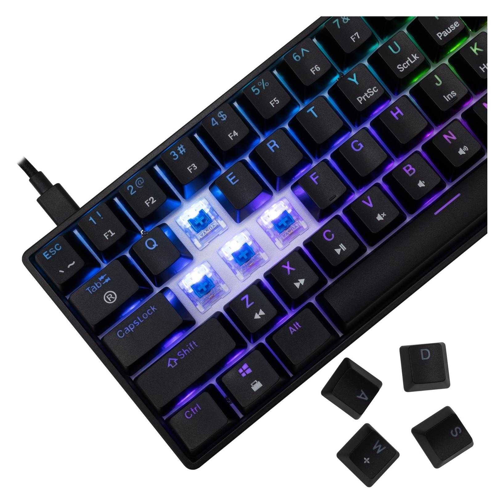 White Shark GK-004121 Shinobi-2 Blue Switch, Black US (US, Kabelgebunden) (SHINOBI-2-B-US-BLUE.SW)