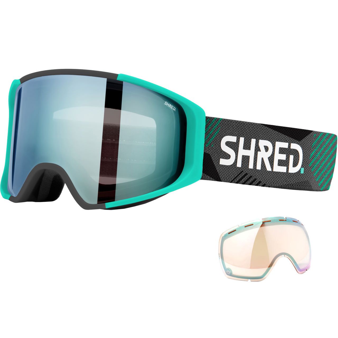 Shred Simplify fog flash CBL 2.0 ice mirror + Ersatzscheibe