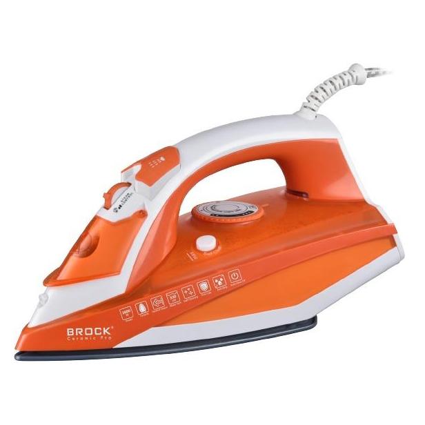 Brock Electronics Brock BSI 5503 OR Dampfbügeleisen 2600 W, Orange (2600 W) (BSI 5503 OR)