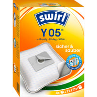 Staubsaugerbeutel Y05 MicroPor 4 Beutel, 1 Abluftfilter