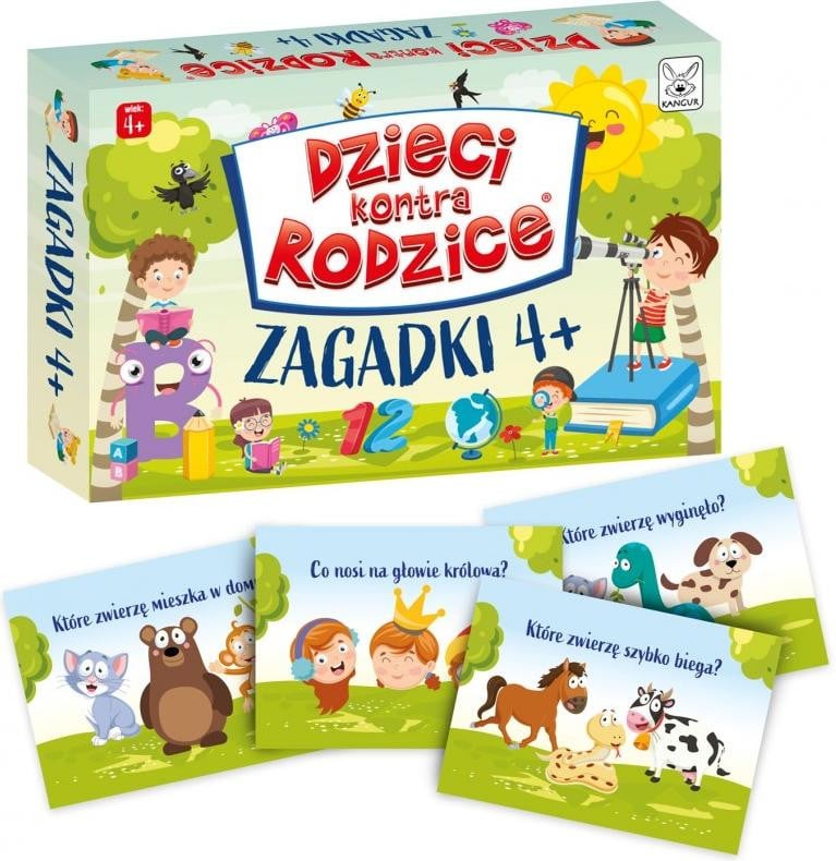 Kangur PL Spel voor kinderen: kinderen versus ouders puzzel vanaf 4 jaar