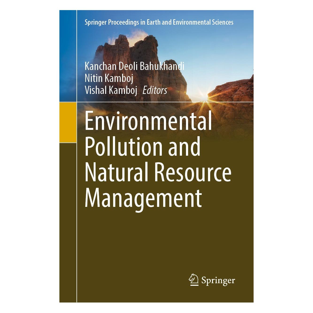 Springer Environmental Pollution and Natural Resource Management (Englisch, Hardcover, Kanchan Deoli Bahukhandi, Nitin Kamboj, Vishal Kamboj) (9783031053344)