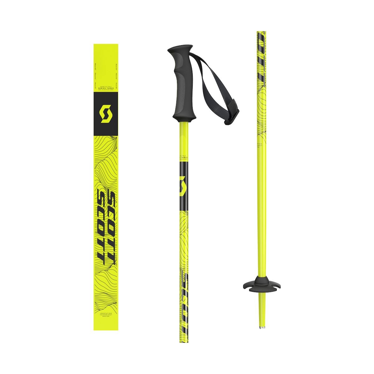 Scott Pole Element Jr neon yellow (2658) 100 4243552658100