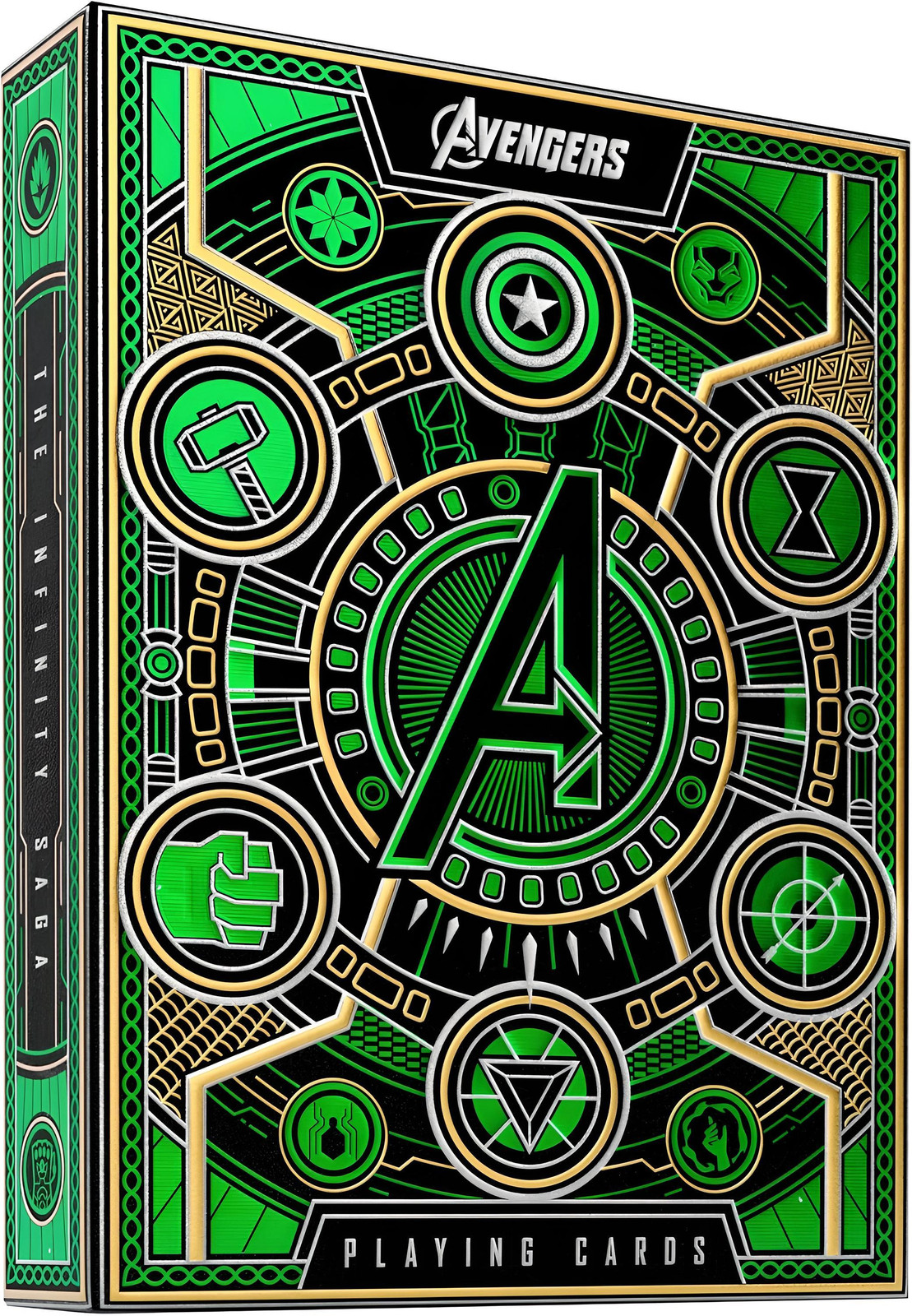 Theory 11 Avengers The Infinity Saga speelkaarten groene versie