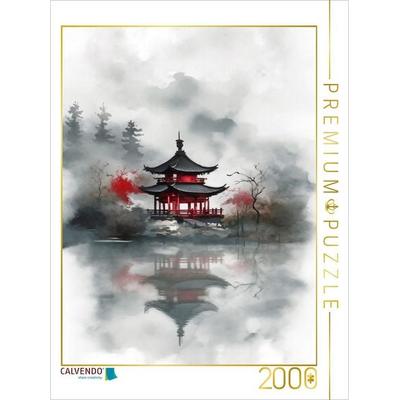 CALVENDO Puzzle Wassertempel | 1000 Teile Lege-Größe 64x48cm Foto-Puzzle für glückliche Stunden