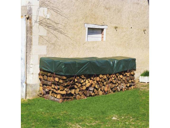 Bâche tas de bois 2 x 8 PROTEX WOOD