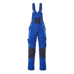 Latzhose "AUGSBURG" Unique - 90C60 (EU 114) - kornblau/schwarzblau