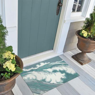 Lush Decor Capri Wave Indoor/Outdoor Area Rug