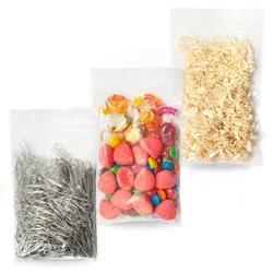 KK Verpackungen 100x Druckverschlussbeutel 60x80 mm 50 my LDPE ZIP Beutel Schnellverschlussbeutel