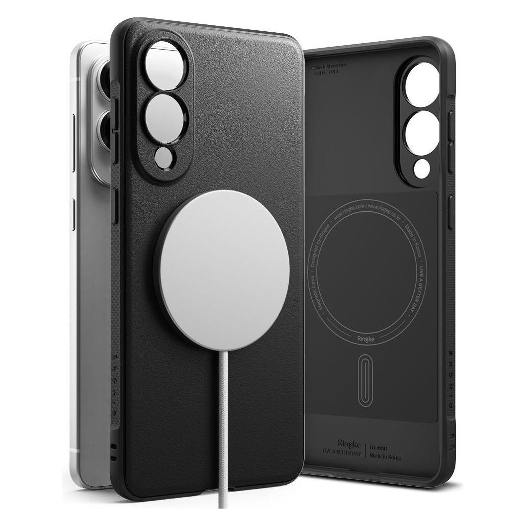 Ringke Onyx Magnetische Magsafe Hülle für Samsung Galaxy S25 Edge - Schwarz (Samsung Galaxy S25 Edge) (195040)