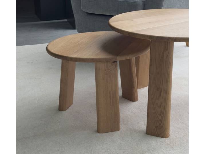 Beistelltisch 50cm 'Oslo' Wildeiche massiv geölt
