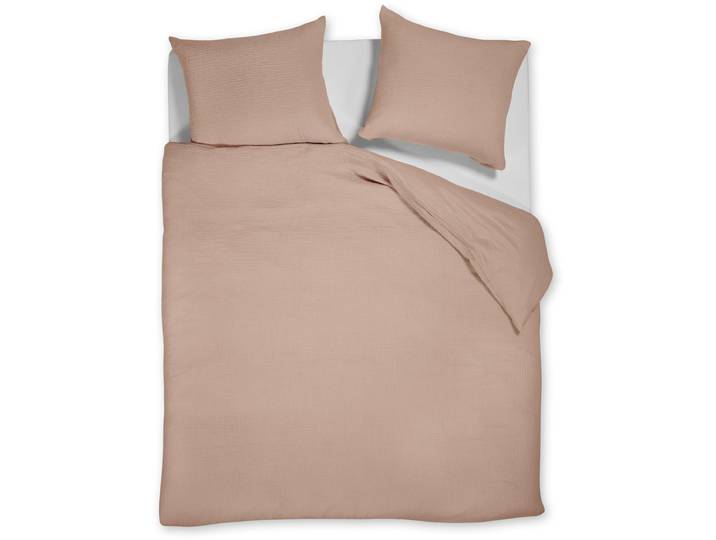 Vtwonen Gentle Embrace dekbedovertrek - Lits-Jumeaux XL - 260 x 220 cm - Zachtroze