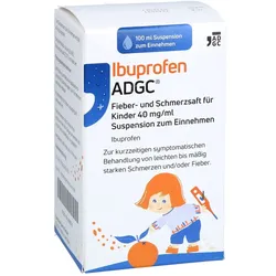 Ibuprofen ADGC Fieber- und Schmerzsaft für Kinder 40 mg/ml