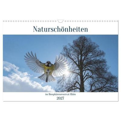 Naturschönheiten im Biosphärerenreservat Rhön (Wandkalender 2027 DIN A3 quer), CALVENDO Monatskalender