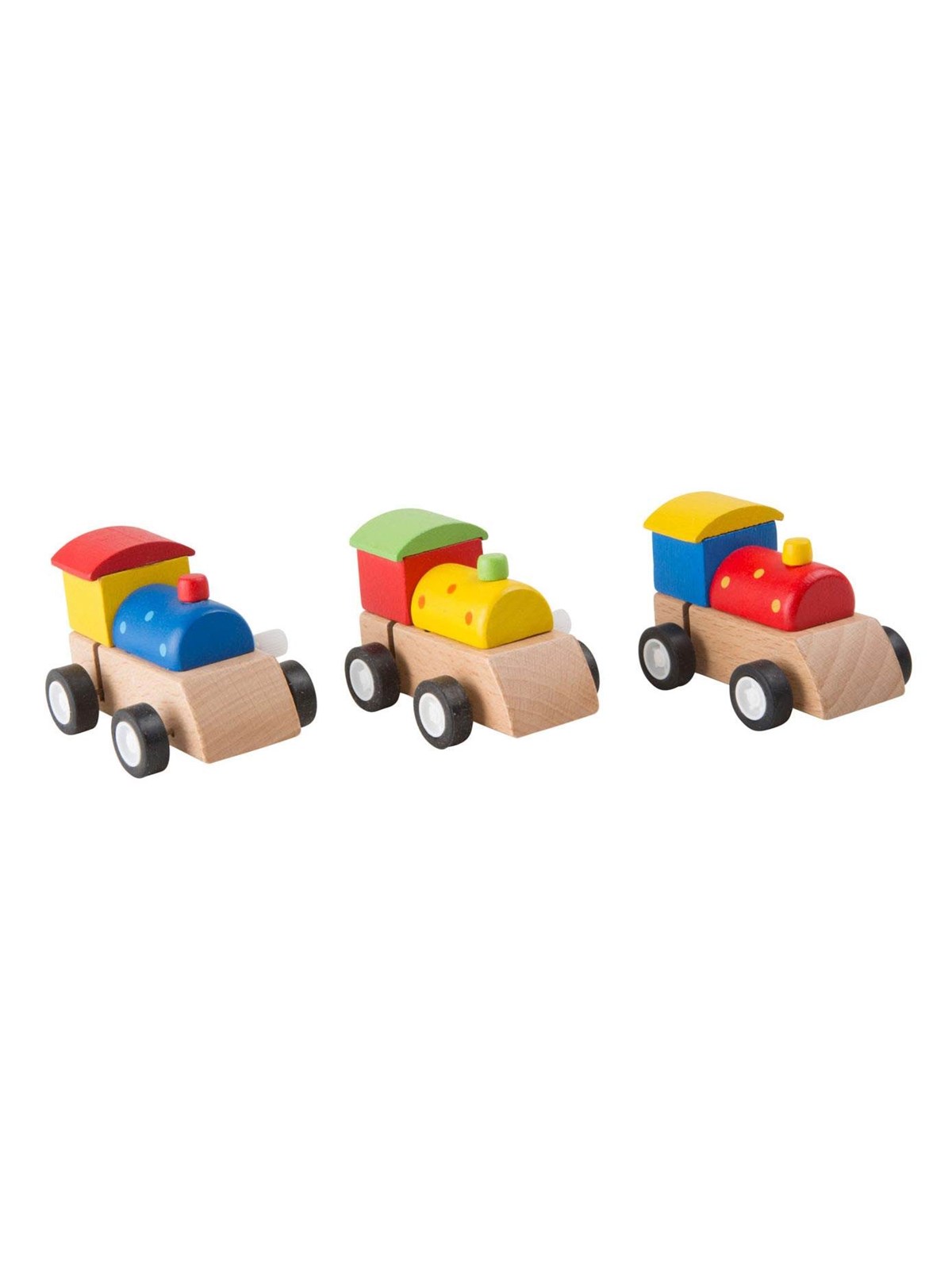 Small Foot - Wooden Train Wind Up per piece