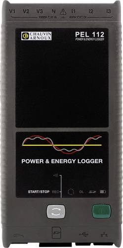 Chauvin Arnoux PEL 112 Netz-Analysegerät 3phasig mit Loggerfunktion, Energiemessungen, Lastanalysen, Onlinemessungen