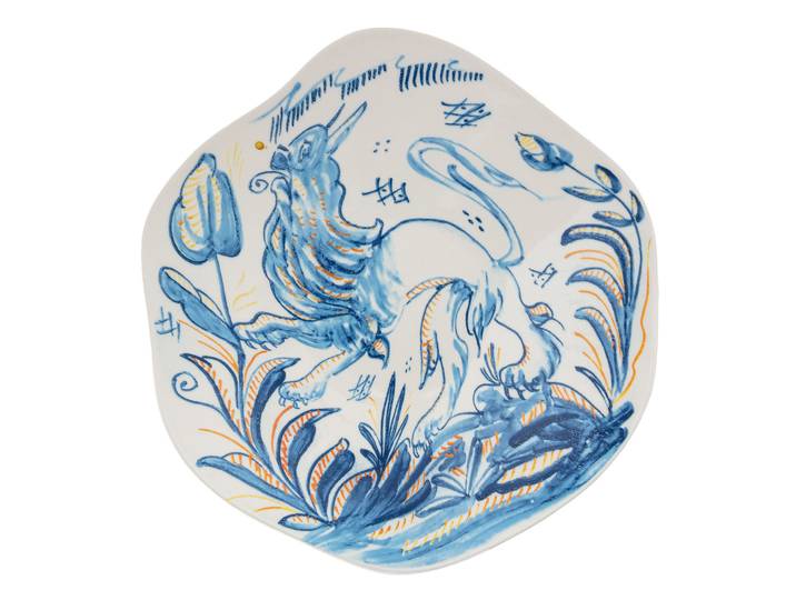 Diesel living with Seletti - Assiette creuse Classic on acid - Bleu - Porcelaine fine - Designer Diesel Creative Team