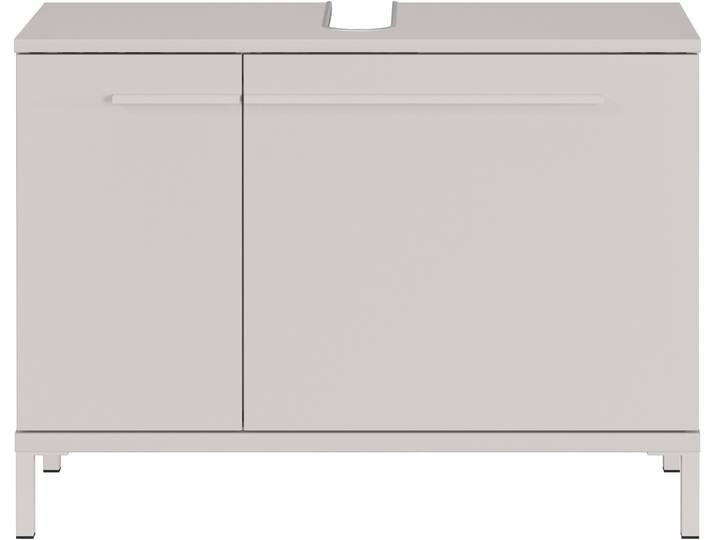 Waschbeckenunterschrank GERMANIA Waschbeckenunterschrank , beige (kaschmir), B:80cm H:59cm T:34cm, Holzwerkstoff, Metall, Schränke, Waschbeckenunterschrank, Waschbeckenunterschrank mit Siphonausschnitt, Topseller