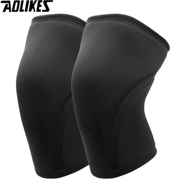 Uplift Essentials Heavy Duty Neoprene Knee Sleeves For Squats And Powerlifting black B m