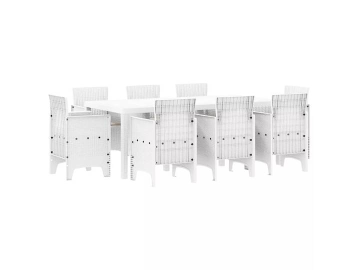 VidaXL - Essens draußen polypropylen, One Size, Weiss