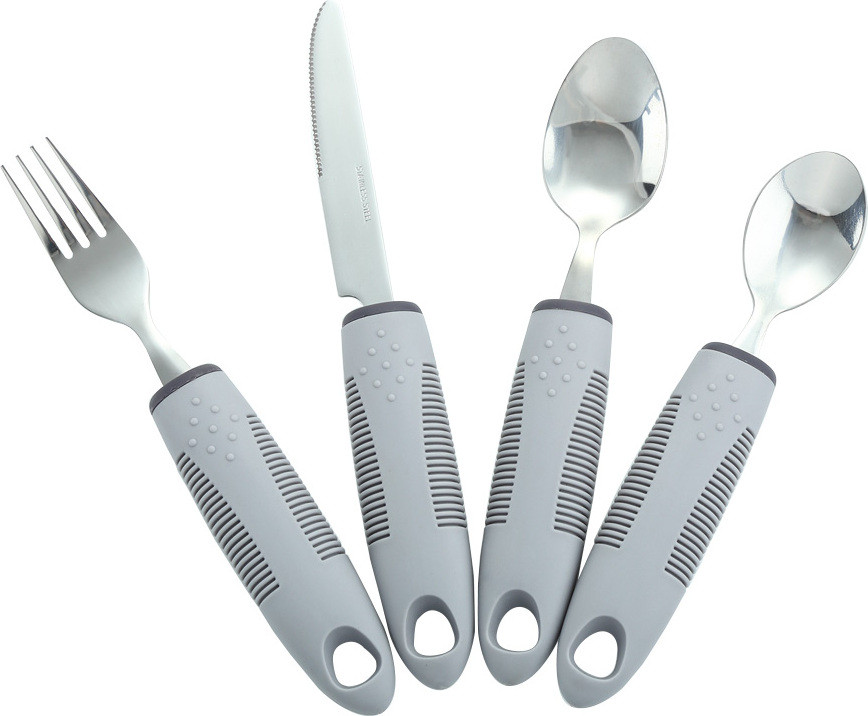 Sundo-Homecare Bestekset Ergonomisch 4-delig - Grijs