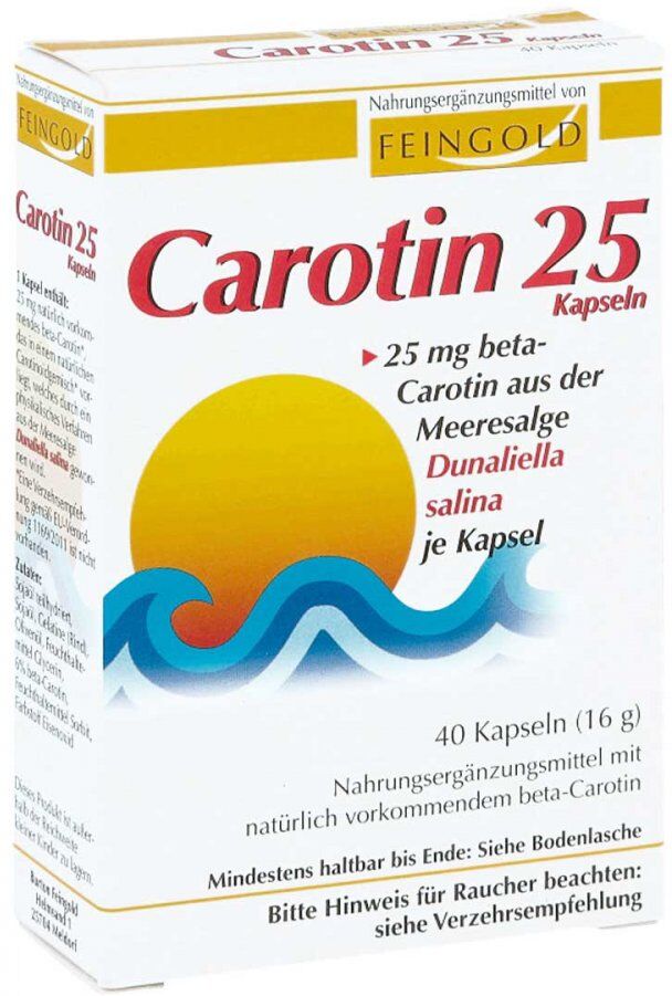 Carotin 25 Feingold Kapseln 40stk