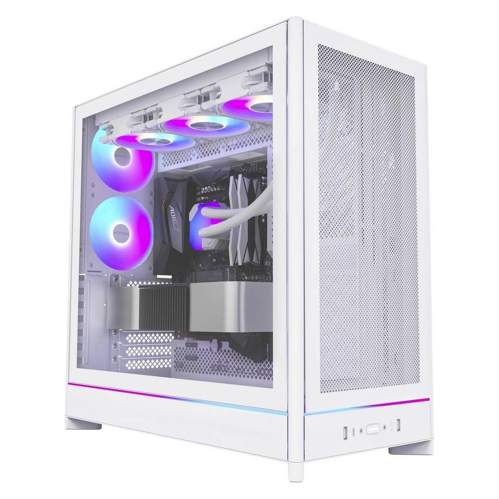 Montech HS01 PRO (weiss, Tempered Glass) (ATX, mATX, Mini-ITX) (HS01 PRO (W))