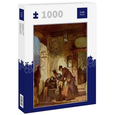 Lais Puzzle Carl Spitzweg - Zollrevision (Päpstliche Zollwache) 1000 Teile