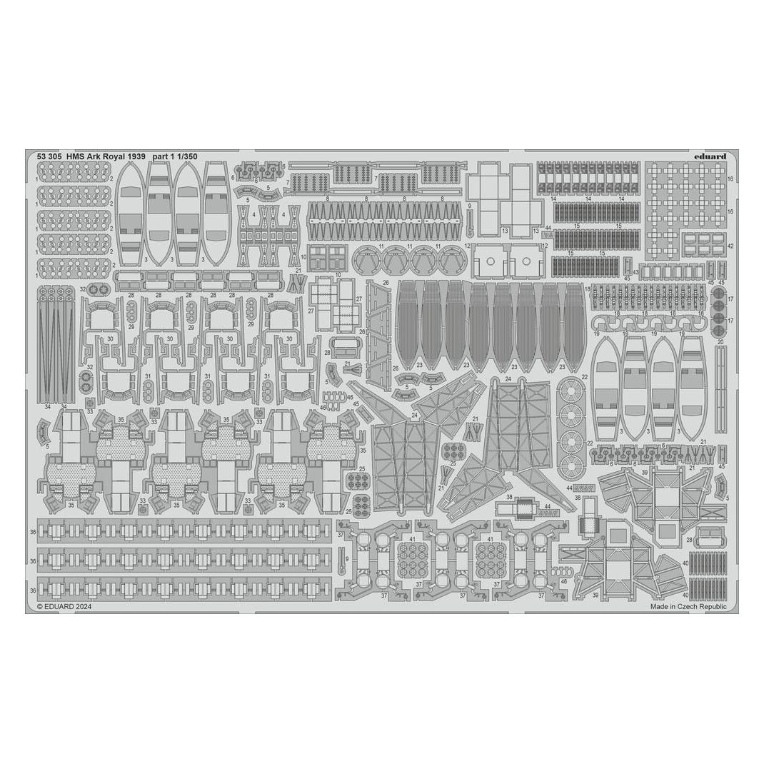 Eduard HMS Ark Royal 1939 part 1 1/350 I LOVE KIT (53305)