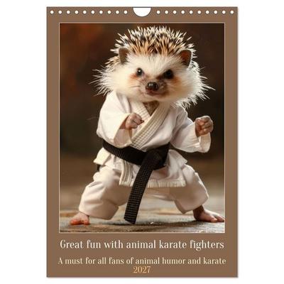 Great fun with animal karate fighters (Wall Calendar 2027 DIN A4 portrait), CALVENDO 12 Month Wall Calendar