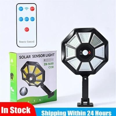 Uplifted Finds 168 LED Solar Street Wall Light   7000LM High Brightness Motion Sensor Security Lamp For Yards 168 Led