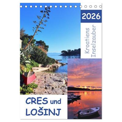 Kroatiens Inselzauber, Cres und Losinj (Tischkalender 2026 DIN A5 hoch), CALVENDO Monatskalender