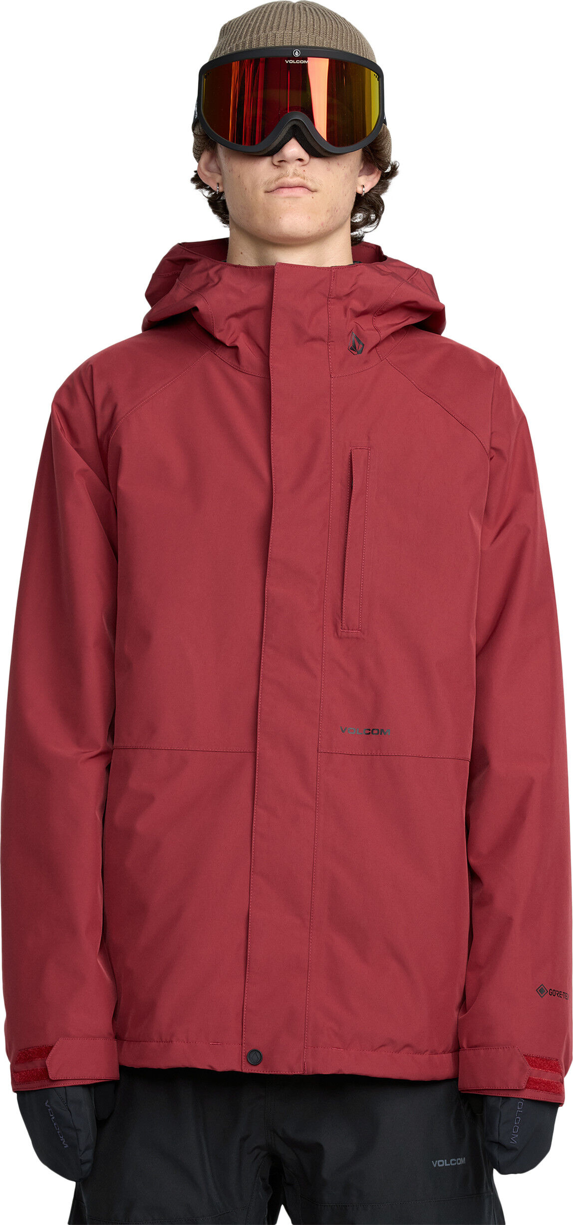 Volcom Men's Dua GORE-TEX Jacket Burnt Red S