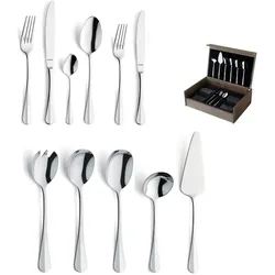 Amefa Set di Posate Baguette da 78 Pezzi, Besteck, Silber
